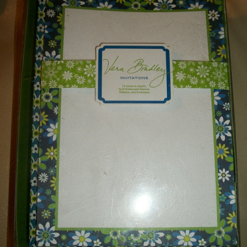 FREE New Vera Bradley 12 Note Paper Envelopes